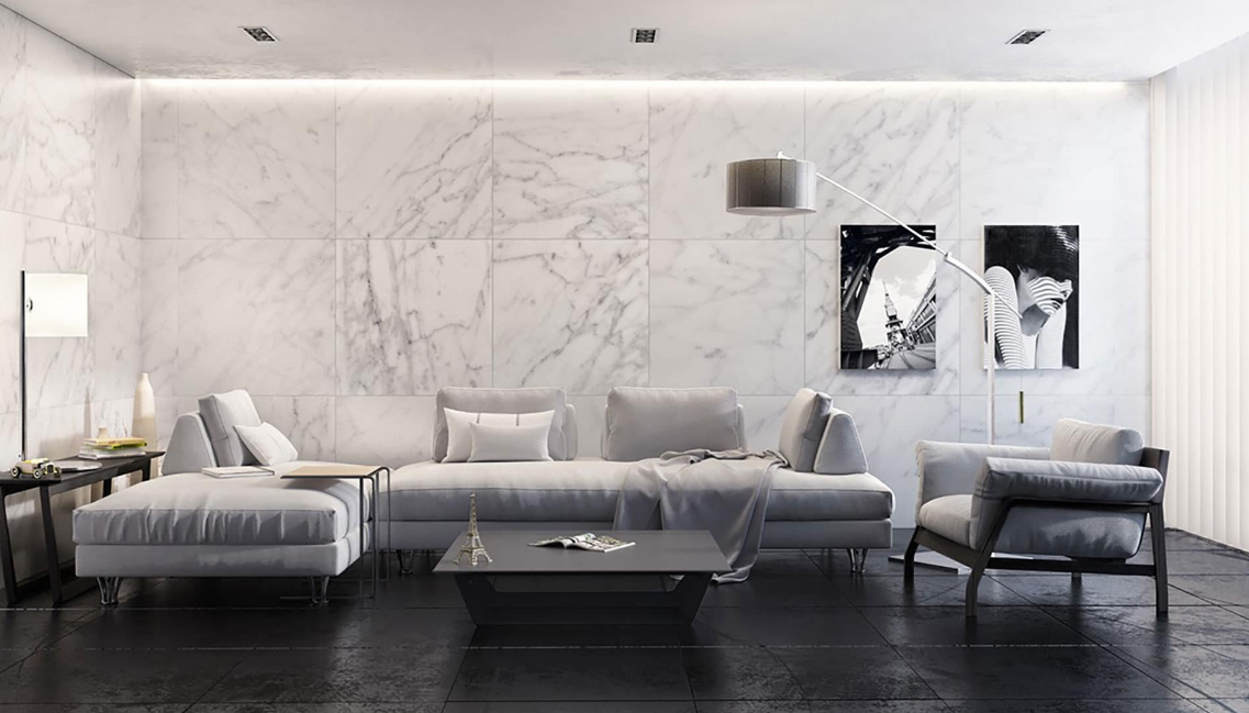 Marble wall cladding in Dubai