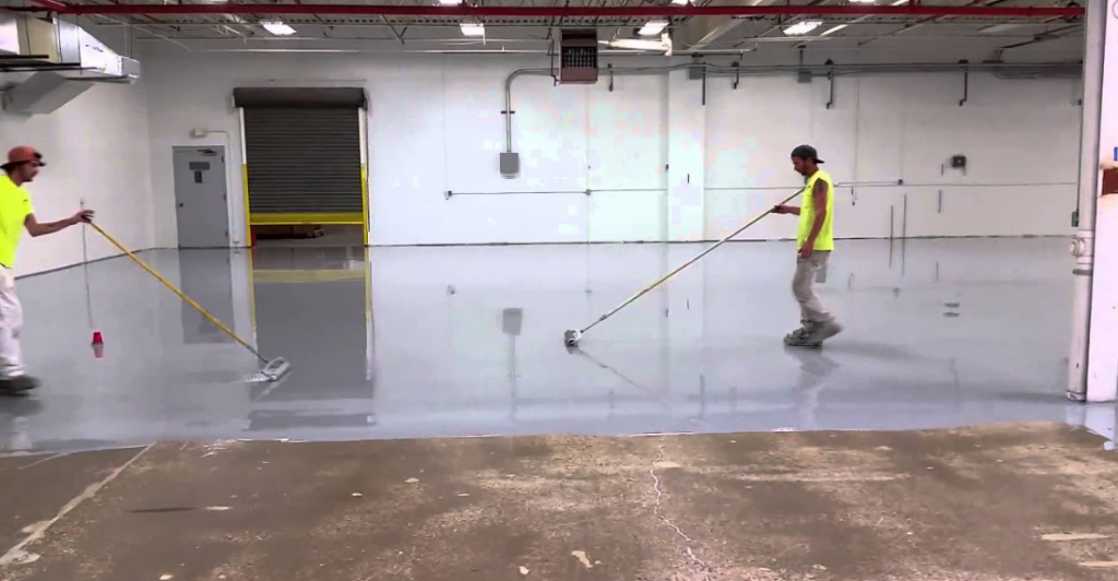 Industrial epoxy flooring