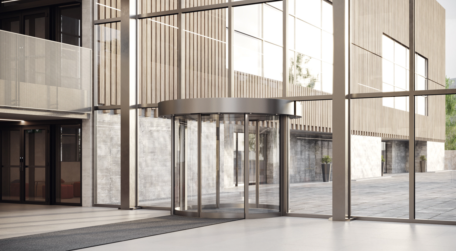 automatic curved doors