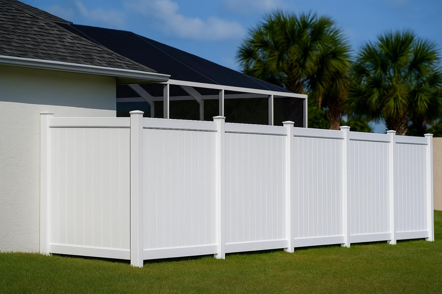 vinyl fence installation